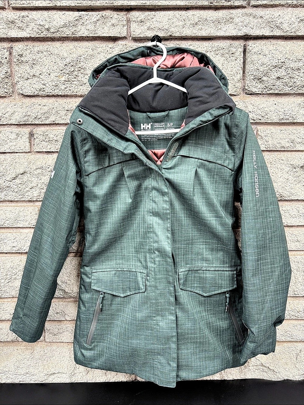 Helly Hansen Women’s S Helly Tech PrimaLoft Insulated Winter Parka Green Like Ne